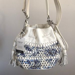 Like new Loeffler Randall leather bucket bag
